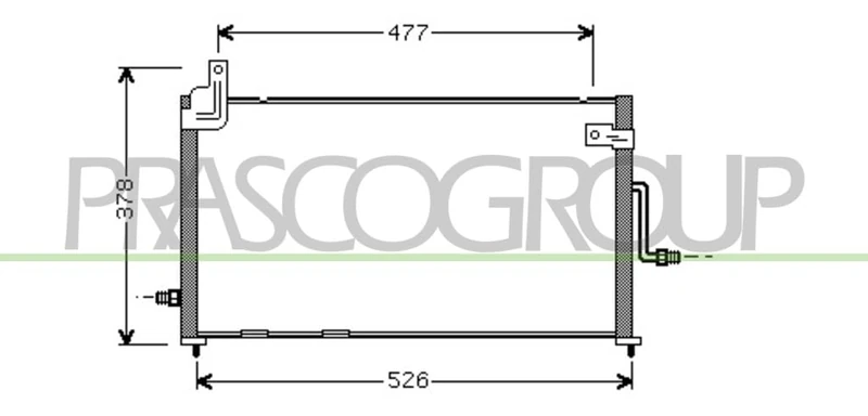 Condensor Matiz M/A 09/00-04/05