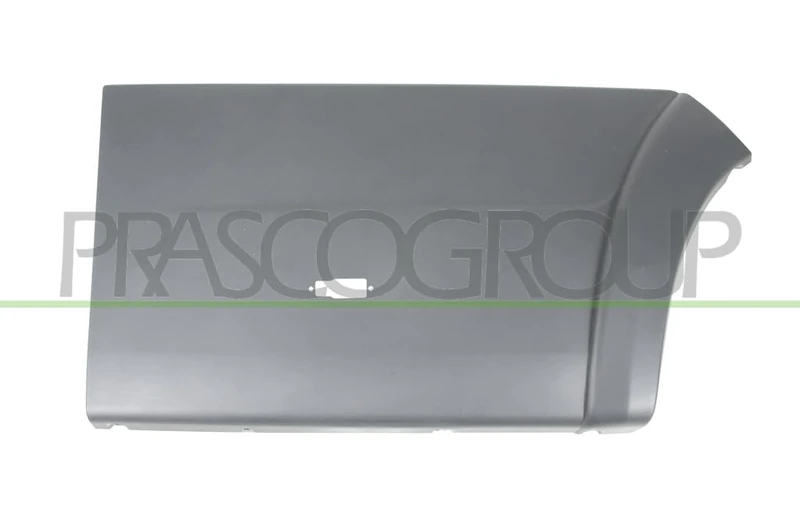 Protective strip on the side of the rear right