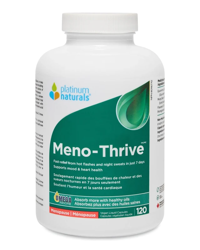 Platinum Naturals Meno-Thrive 120 Vegan Liquid Capsules