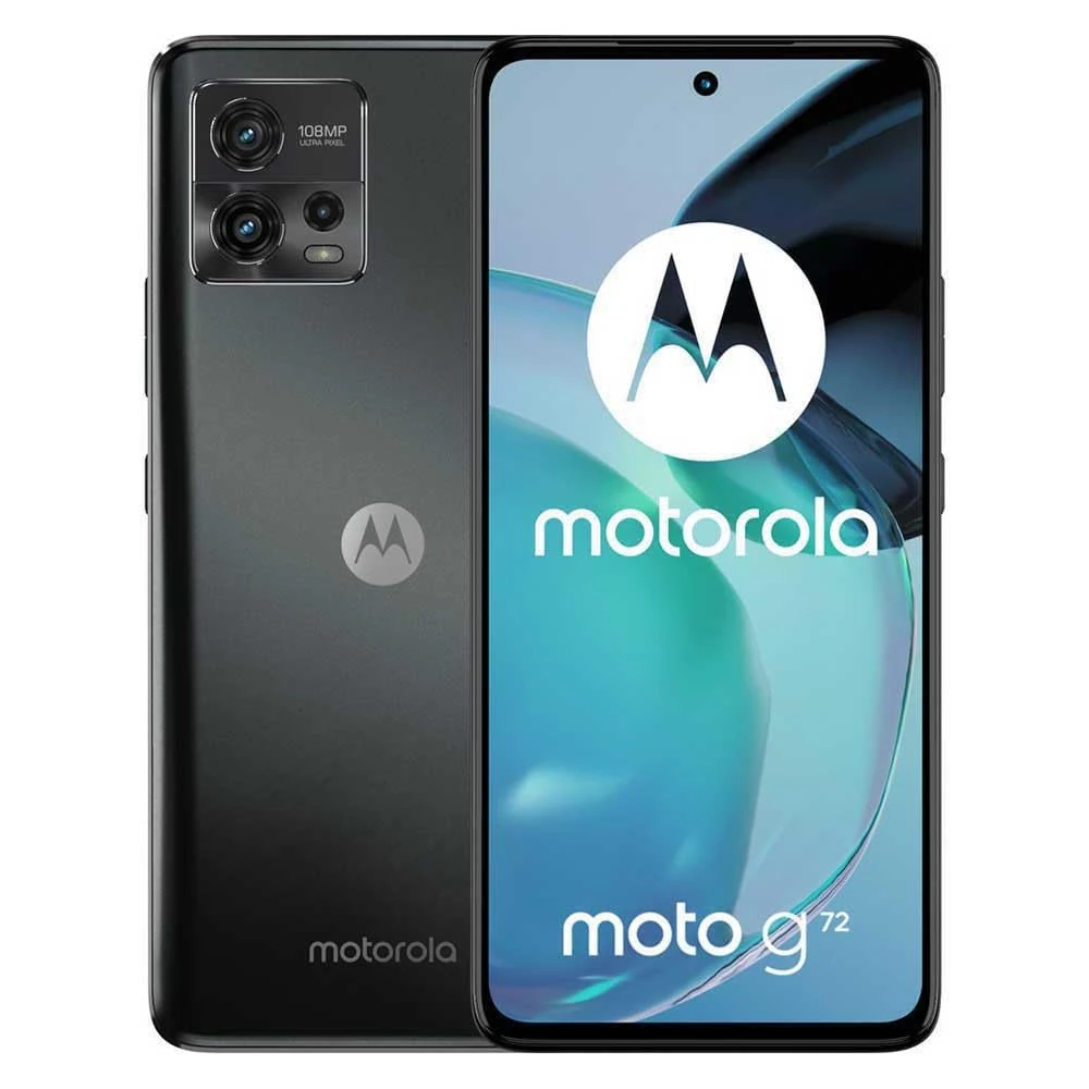 Motorola Moto G72 Dual-SIM 128GB ROM + 8GB RAM (Only GSM | No CDMA) Factory Unlocked 4G/LTE Smartphone (Meteorite Gray) - International Version