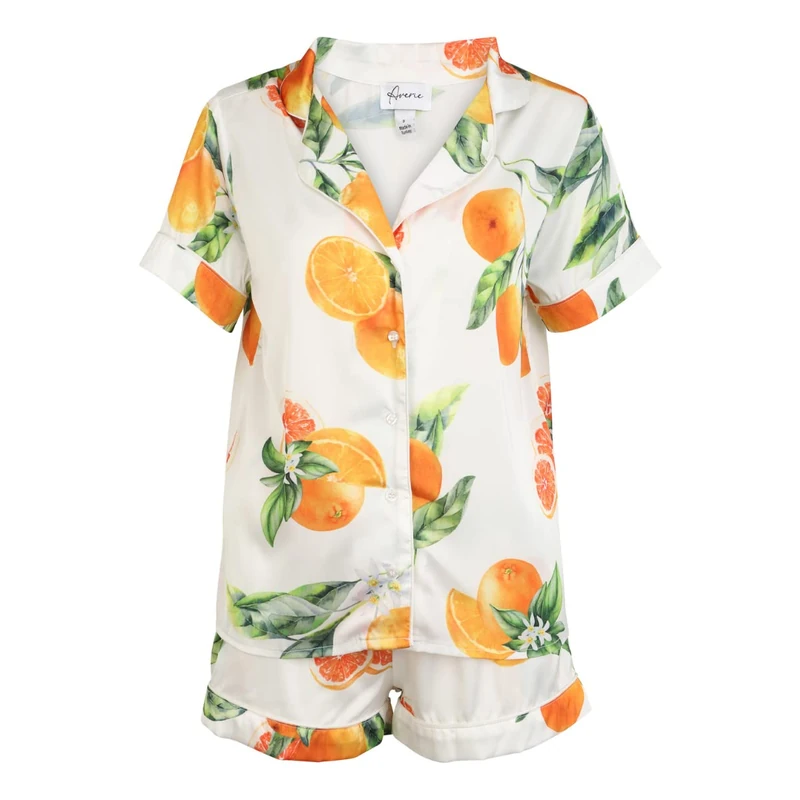 Averie Men's Pajama Set, Palermo, White, XL
