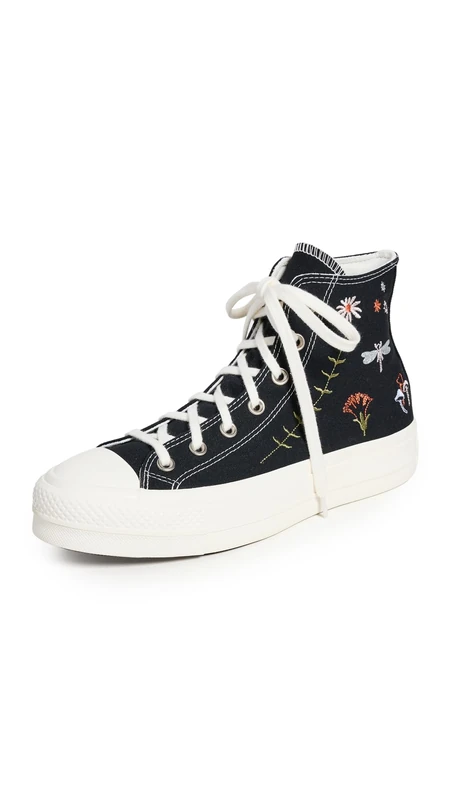Converse A07110C Chuck Taylor All Star Lift Women Black/Black/EGRET UK 3
