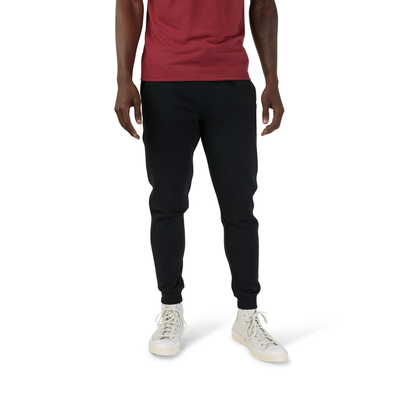 Fox Racing Men's Fox Head Fleece Jogger Sweatpants, Black, Small - Image 1