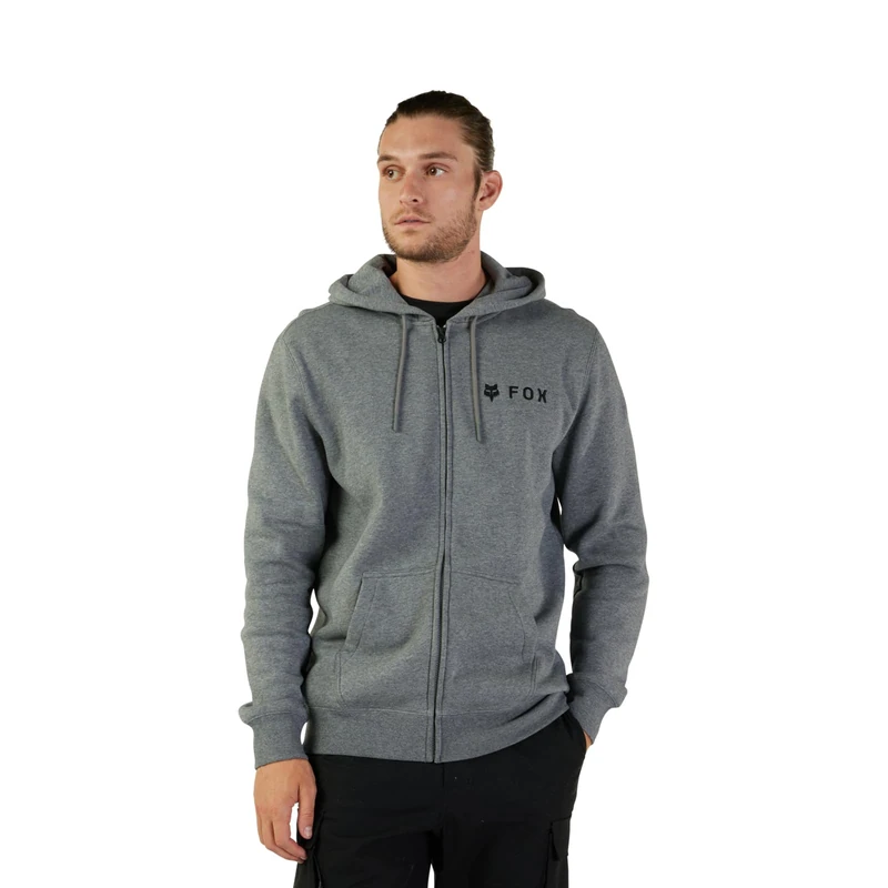 Fox Racing - Absolute Fleece Zip, Fleece, Heather Graphite, 2X