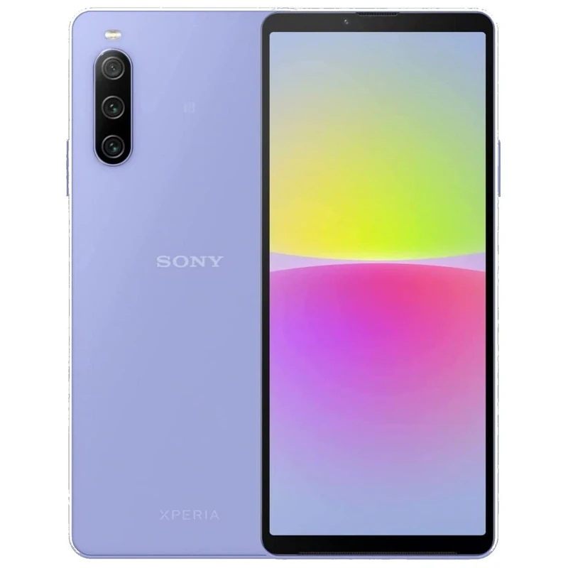 Sony Xperia 10 IV - 6 Inch 21:9 Wide OLED display - Triple Lens Camera - 3.5 mm audio jack - 5000mAh - 161g - SIM free - Dual SIM hybrid - Purple (Renewed)