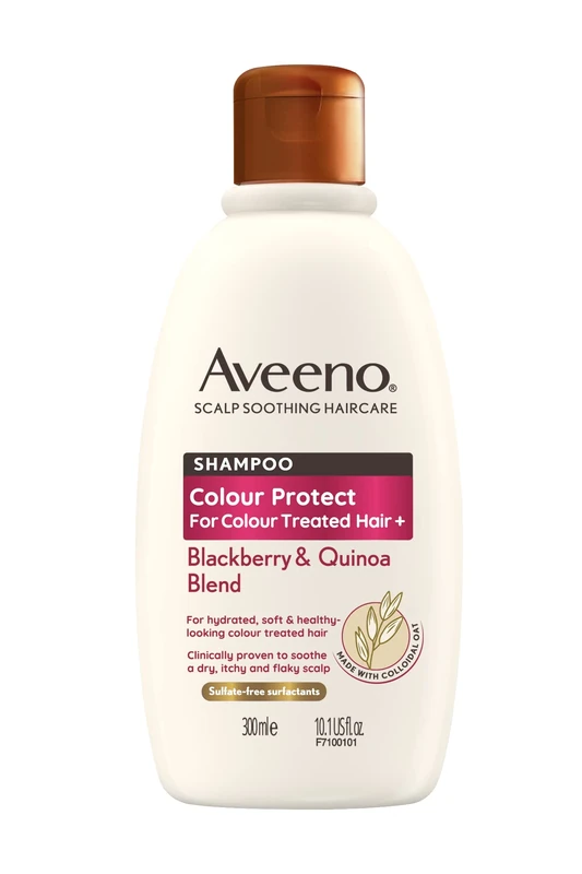 Aveeno Blackberry & Quinoa Colour Protect Shampoo - Sulfate-Free 300ml