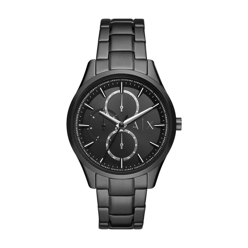 Armani Exchange Watch For Men, Chronograph Movement and 42mm Case Size with Stainless steel, Leather or Silicone strap