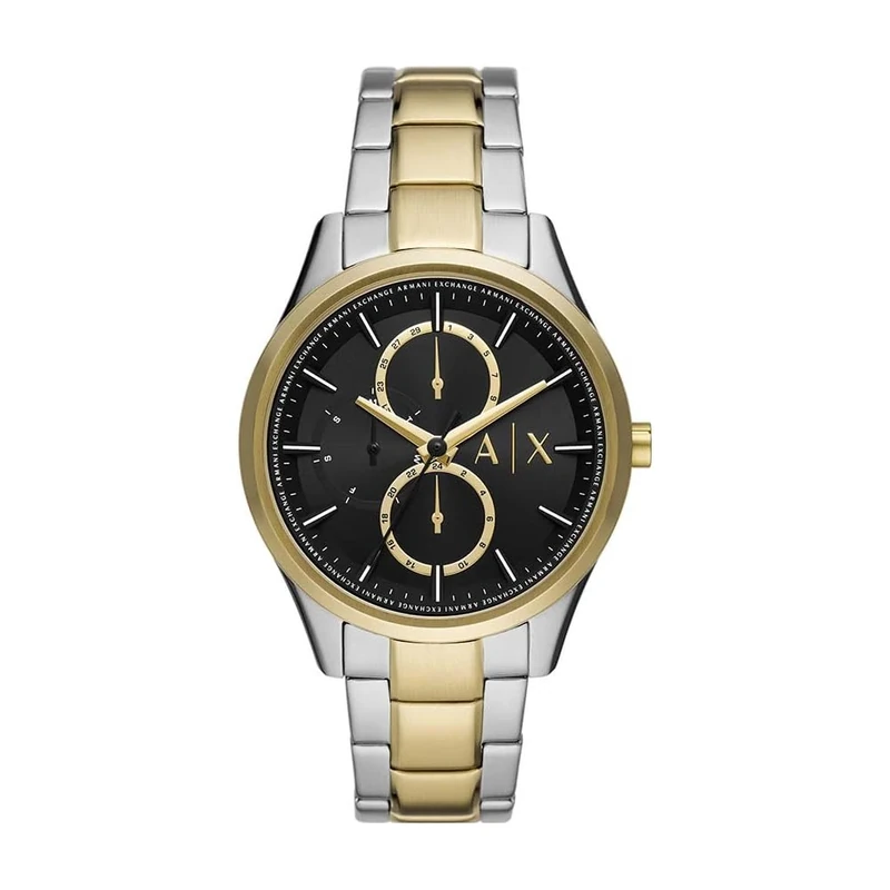 Armani Exchange Watch For Men, Chronograph Movement and 42mm Case Size with Stainless steel, Leather or Silicone strap