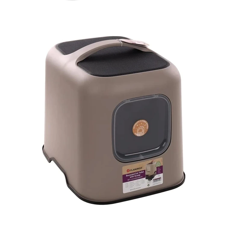 Flamingo CAT TOILET TRUDY TAUPE 38,5x51x44,5CM