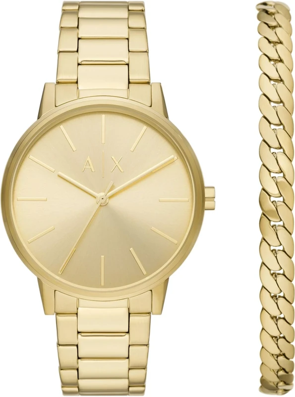 Armani Exchange Watch For Men, Quartz Movement and 42mm Case Size with Stainless steel, Leather or Silicone strap
