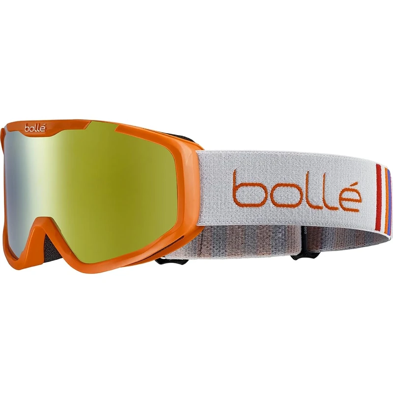 bollé - Rocket Plus, Orange Matte, Sunshine, Small, Snow Goggles, Unisex, Children