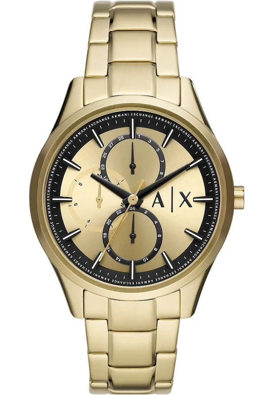 Armani Exchange Watch For Men, Chronograph Movement and 42mm Case Size with Stainless steel, Leather or Silicone strap