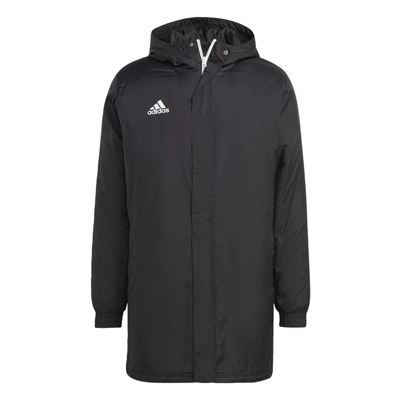 adidas Men's Entrada 22 Stadium Jacket, Black, S