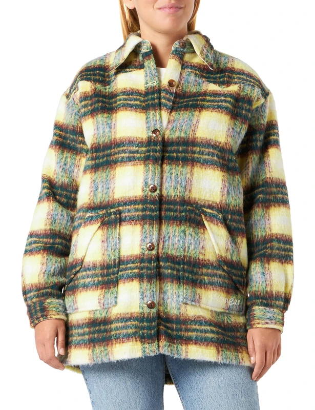 Wrangler Women's oversized western jacket, Zest, XS