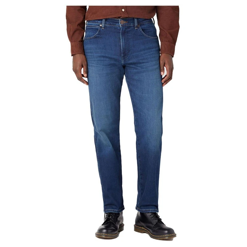 Wrangler Men's Frontier Jeans, Blue, 40 W/32 L - Image 1