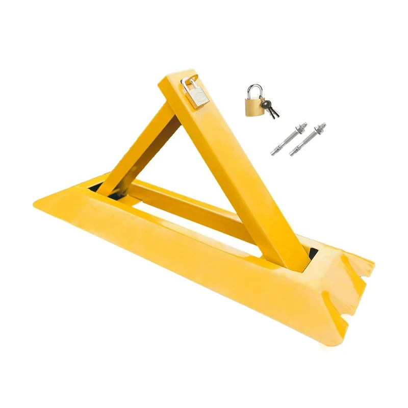 Beeper - Mechanical Triangular Parking Barrier Accessories - Includes Accessories (Padlock & Fixing)