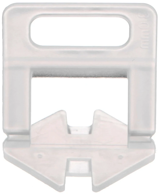 SIXTOL Level System T-Hold Tile Leveling Spacers | Floor Leveling Clips | Transparent | 1000pcs (3mm) | Bathroom | Kitchen