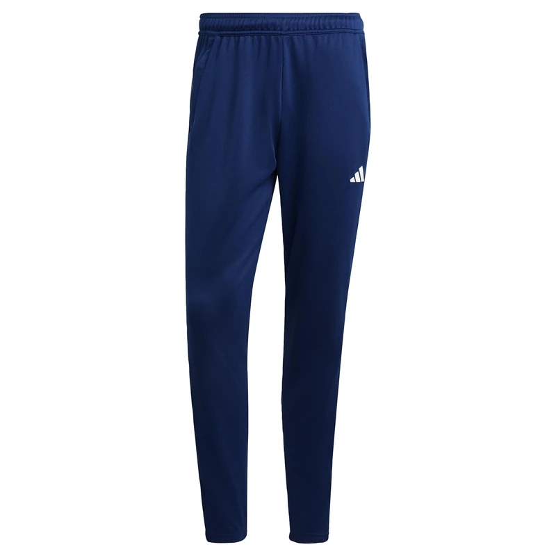 adidas Men's Train Essentials 3-Stripes Training Pants, Dark Blue/White, L
