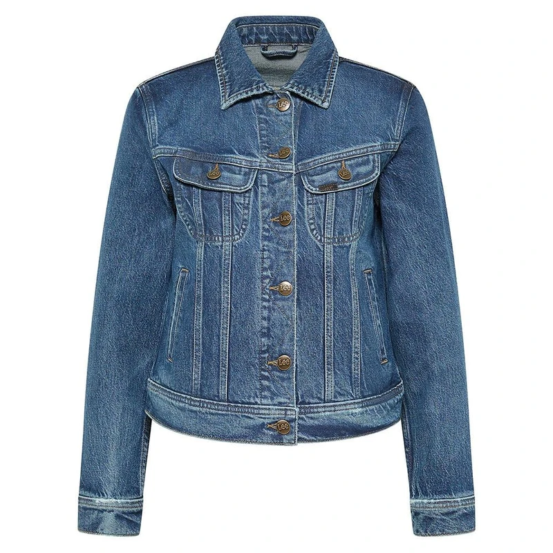 Lee Women's Rider Denim Jacket, Classic Indigo, M