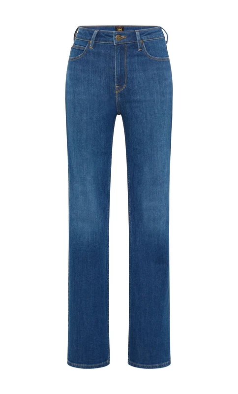 Lee Women's Breese Boot Jeans, Blue, 26W x 31L