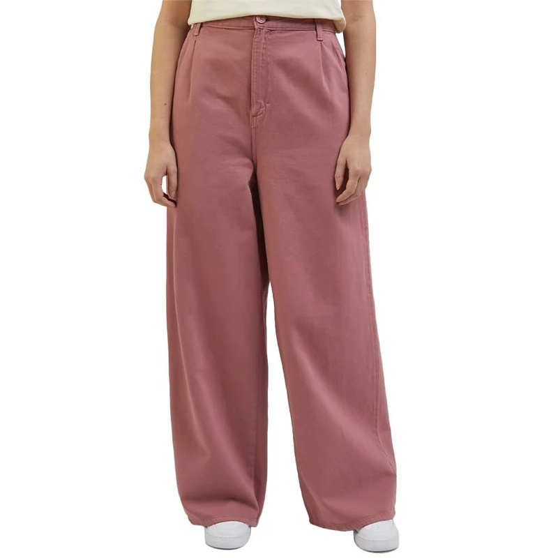 Lee Women's Relaxed Chinos Trousers, Dark Mauve, 28W x 31L