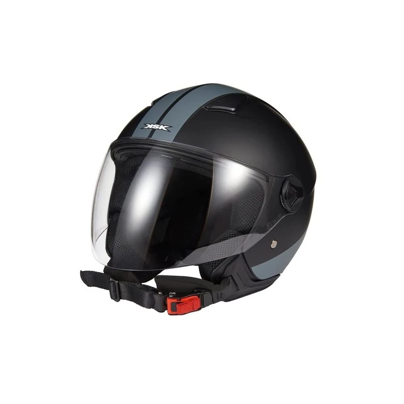 KSK MIAMI Jet Helmet Black, Size L (59-60 cm)