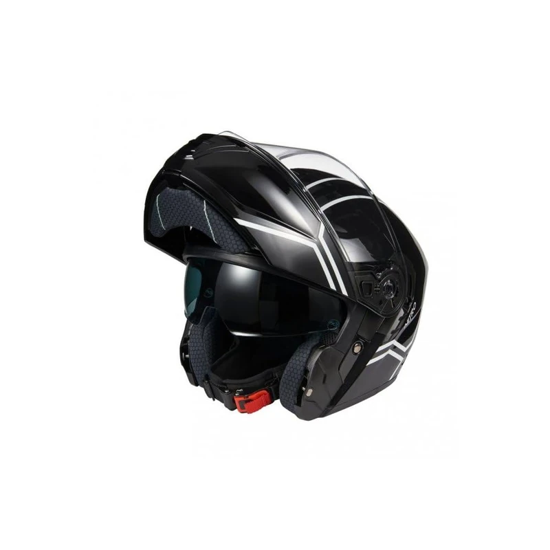 KSK SKYLINER Modular Helmet Varnished Black - Image 1