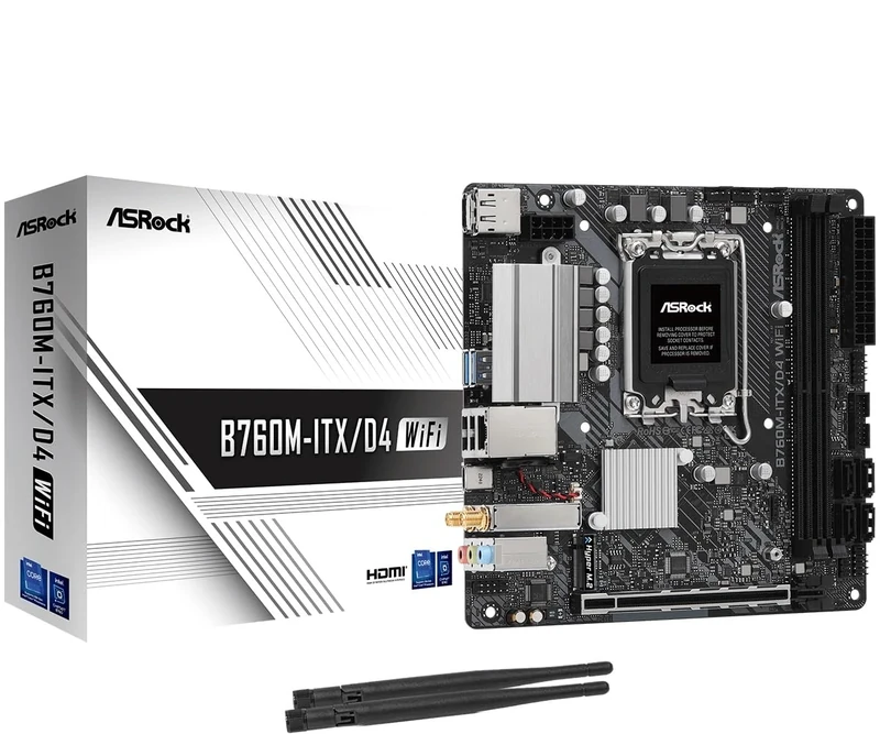Asrock B760M-ITX/D4 WiFi Intel B75 LGA 1700 mini ITX