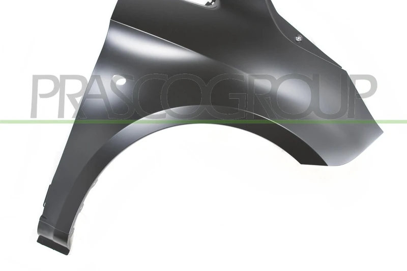 Front right mudguard with indicator hole