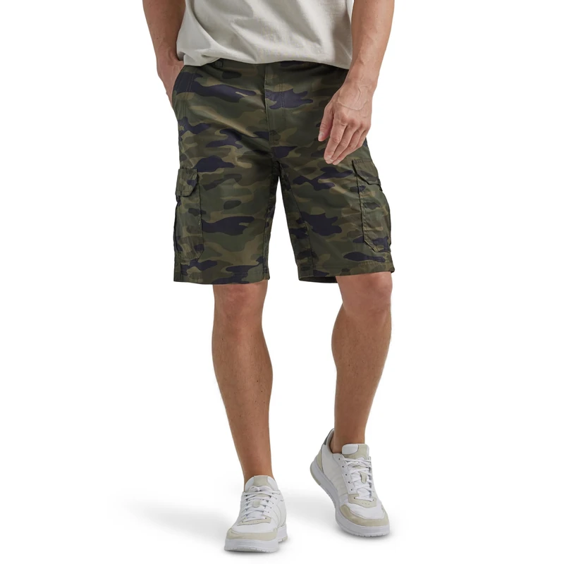 Lee Men's Extreme Motion Crossroad Cargo Short, Traditional Camo, 42