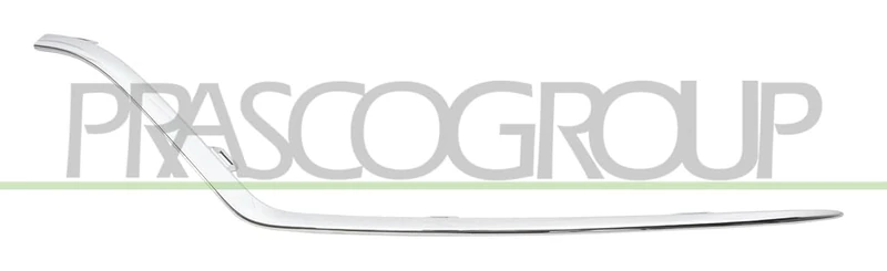 Radiator grille strip, chrome-plated on - Image 1