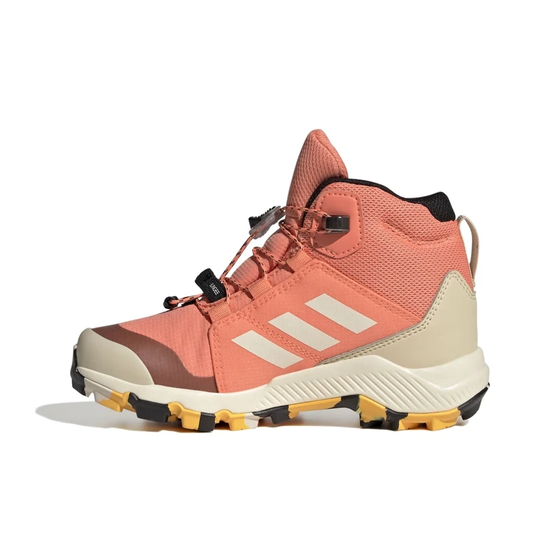 adidas Unisex Kids Terrex Mid GORE-TEX Hiking Shoes, coral fusion/wonder white/core black, 5.5 UK