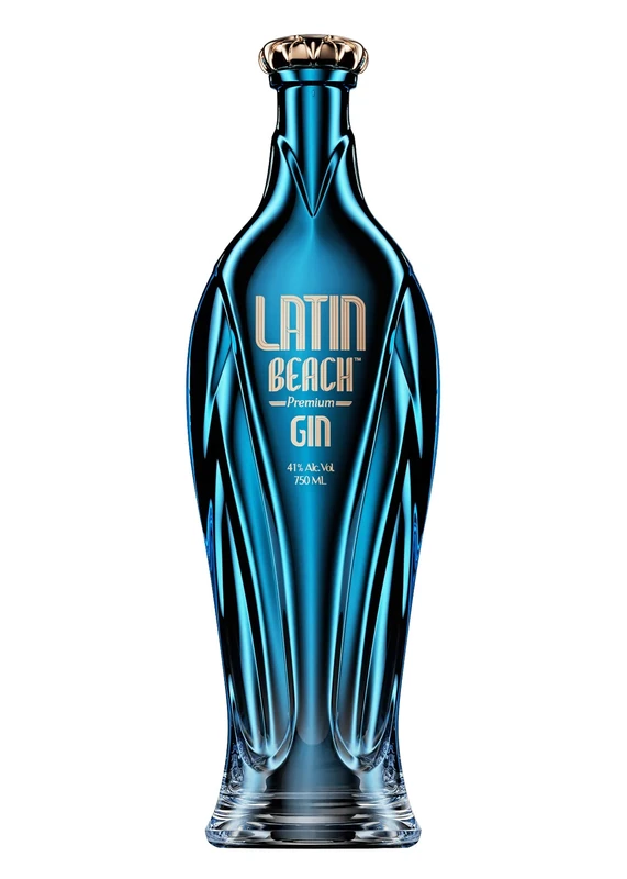 Latin Beach Gin, 70cl | Citrus Gin Flavour Profile - This Tropical Gin Includes Passion Fruit, Coconut, Papaya, and Mango