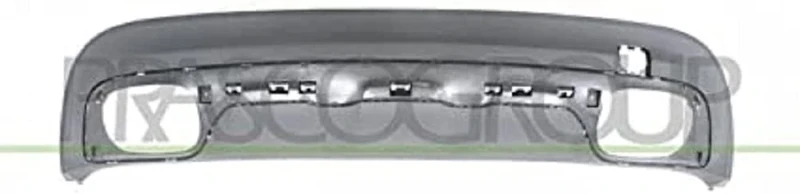 Spoiler rear bumper, black