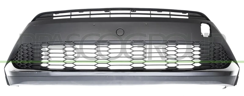 Bumper grille black grained