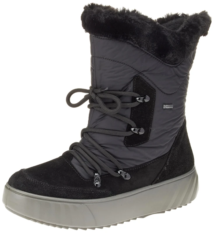 ARA Women's Monaco-GTX Snow Boot, Black, 8.5 UK