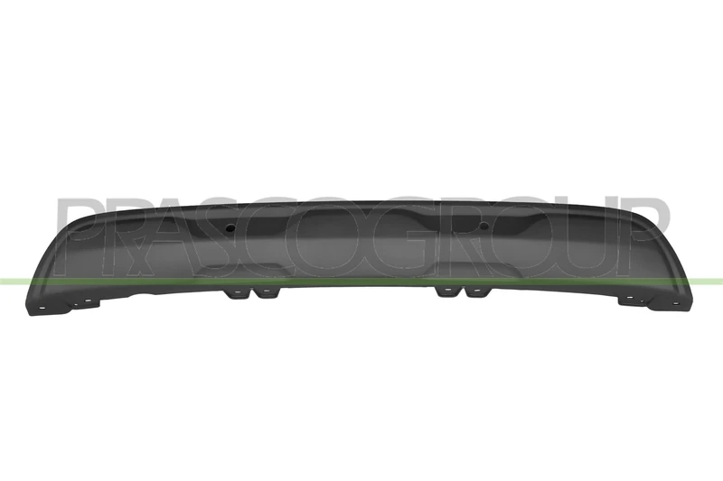 Spoiler rear bumper, black