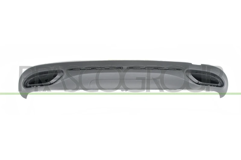 Spoiler rear bumper, black