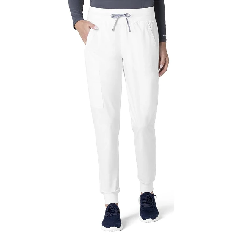 Carhartt Scrubs C51113 Women's Force® Modern Fit Jogger Pant, White, XS