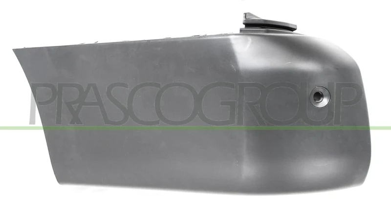 Bumper corner rear left black