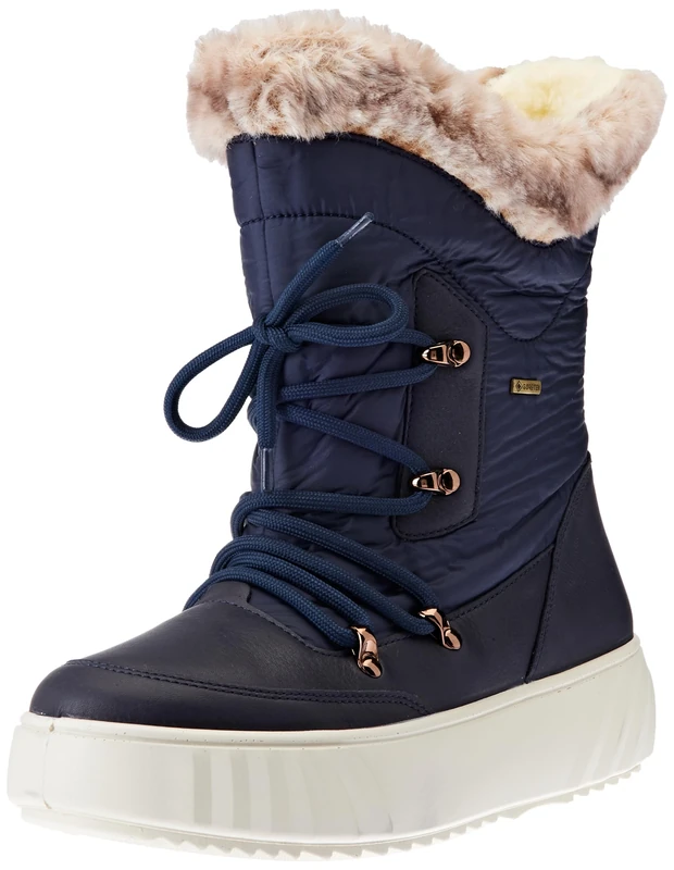 ARA Women's Monaco Ankle Boot, Blue, 5.5 UK