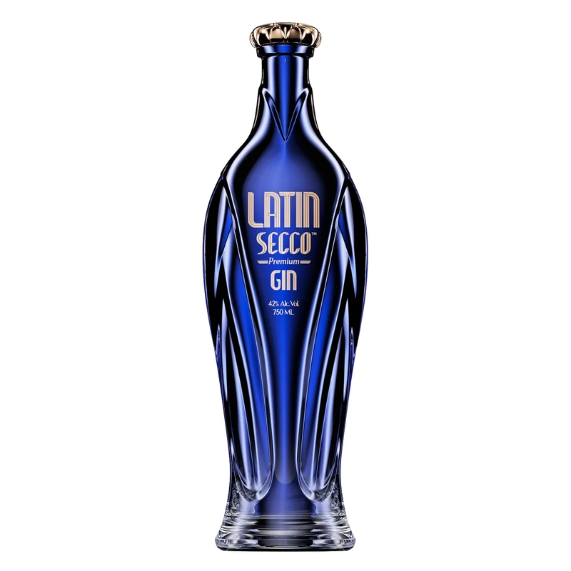 Latin Secco Gin, 70cl | Classic Dry Gin with Flavours of Juniper, Coriander, Lemon Peel, and Orange Peel