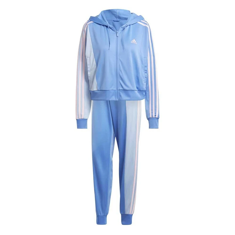 adidas Women's Bold Block Track Suit, Shadow Red, XXS