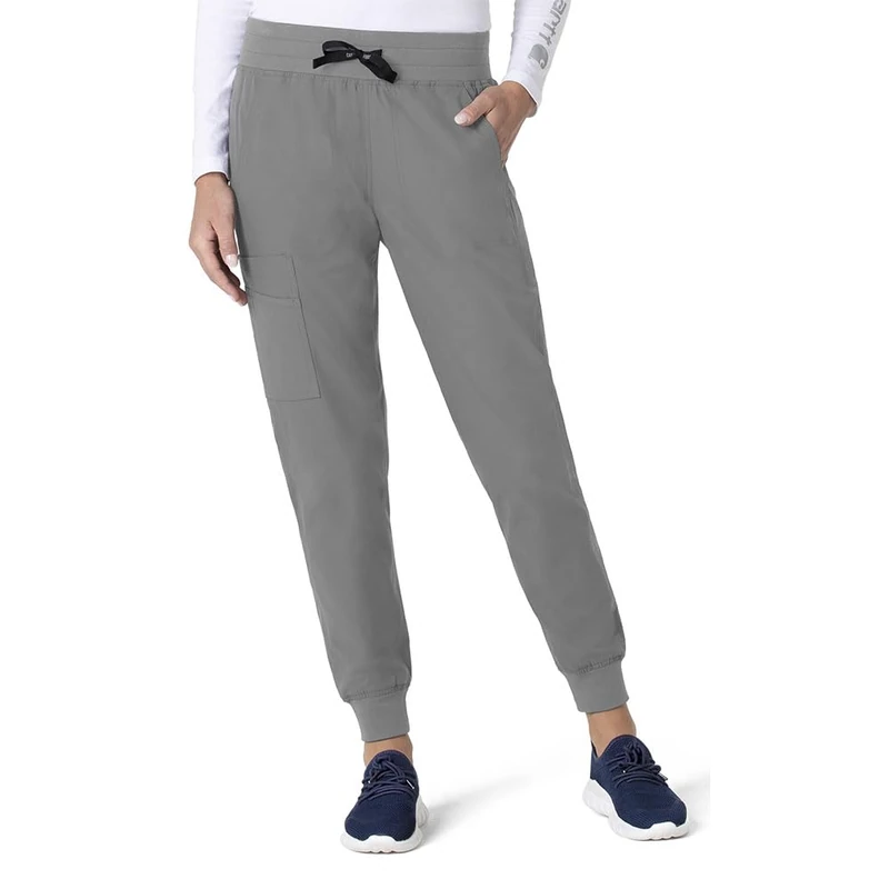 Carhartt Scrubs C51113 Women's Force® Modern Fit Jogger Pant, Grey, M Petite