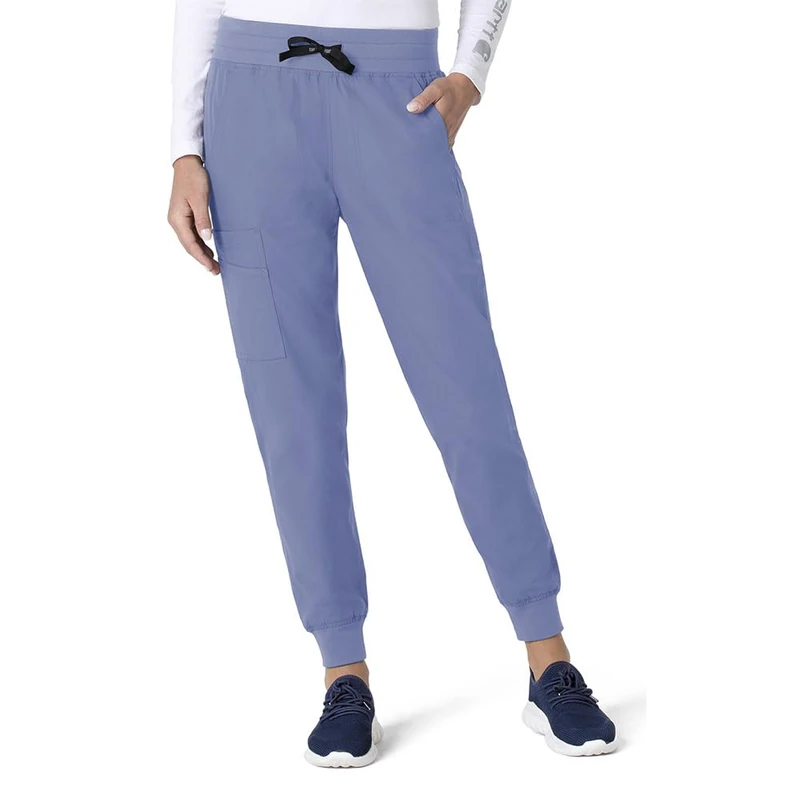 Carhartt Tall Size Women's Force Jogger Pant, Ceil Blue, L Petite