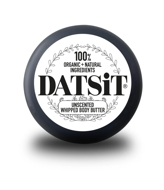 DATSIT - Organic Body Butter | Unrefined | Handmade | Vegan | Cruelty Free | No Preservatives | No Artificial Ingredients | UNSCENTED - (150ml)