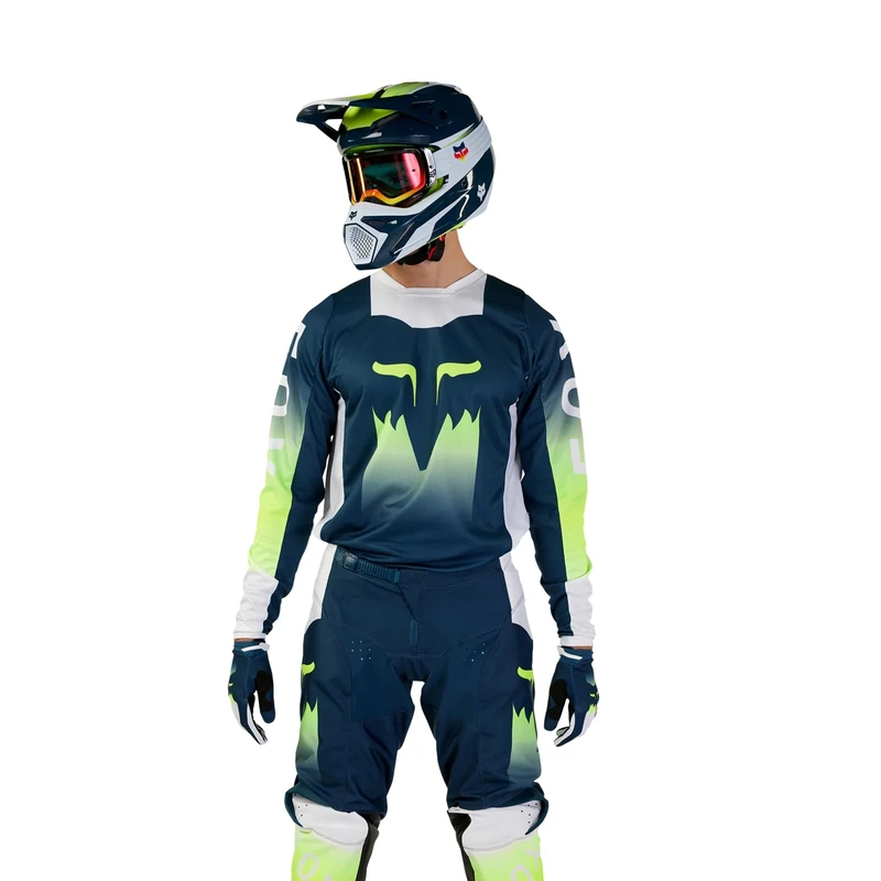 Fox Racing 180 FLORA MOTOCROSS JERSEY, DARK INDIGO, Small