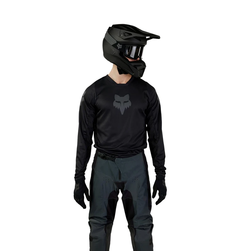 Fox Racing 180 Blackout Jersey, Windbreaker, Men's, Black, XS - Image 1