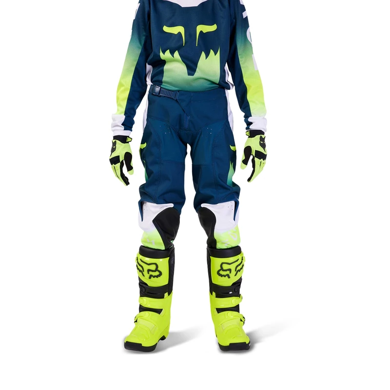 Fox Racing Yth 180 Flora Pant, windbreakers, Unisex Kids, Blue, 24