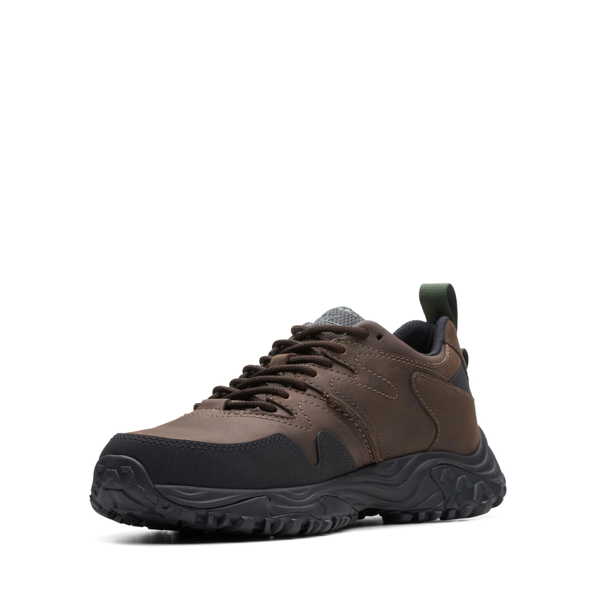 Clarks Men's ATL Walk Go Waterproof Hiking Shoe, Dark Brown Leather, 11 UK